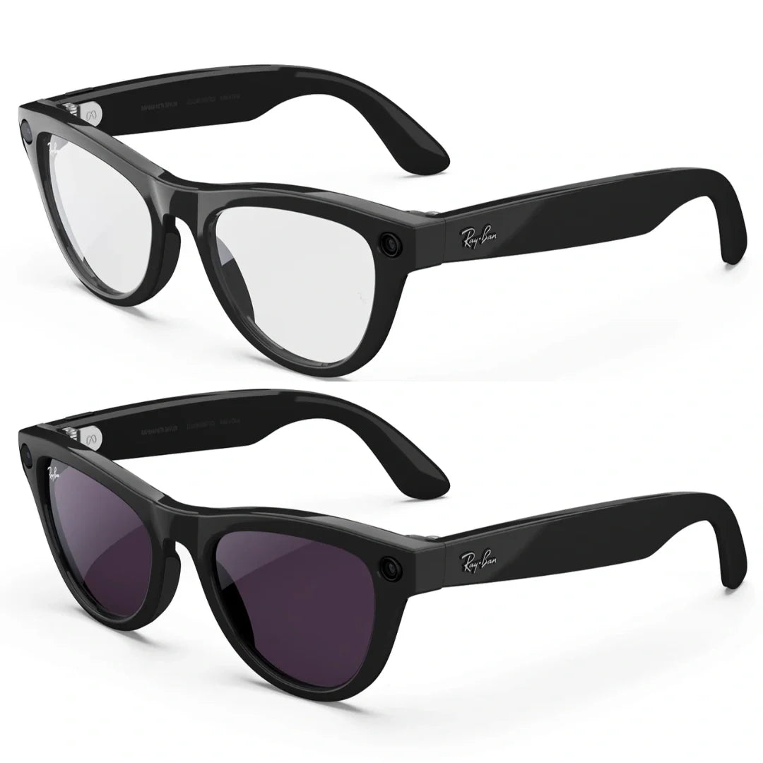 dos pares de Lentes Inteligentes Ray-Ban Meta