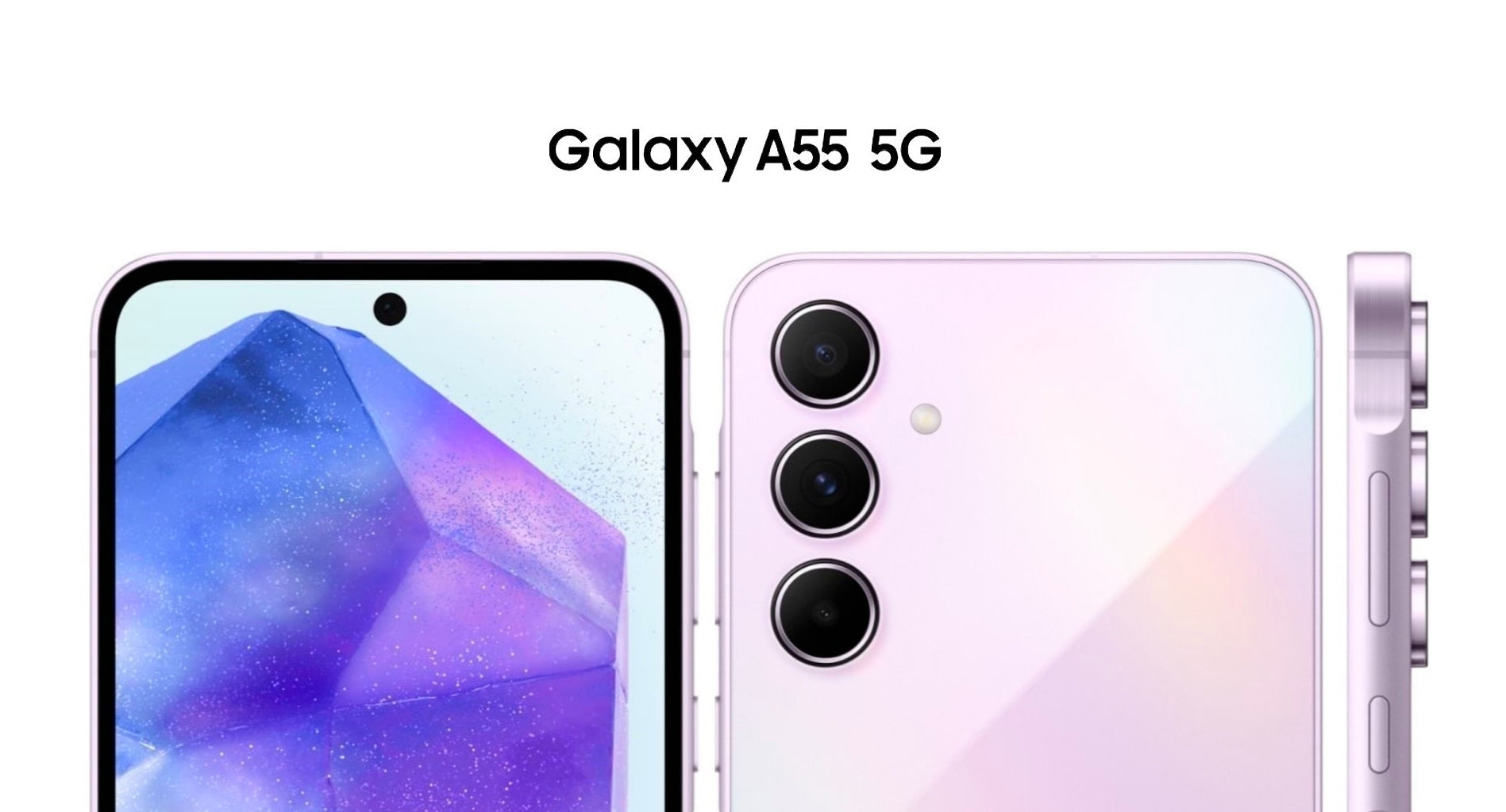 Samsung Galaxy A55 5G 本体 パープル Samsung Galaxy A55 5G Awesome Lilac 256GB + 12GB Dual-SIM Unlocked