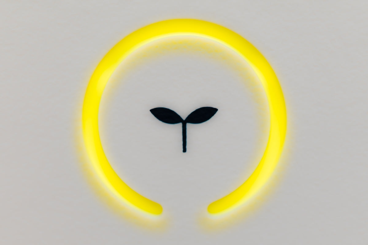 blue and white round logo