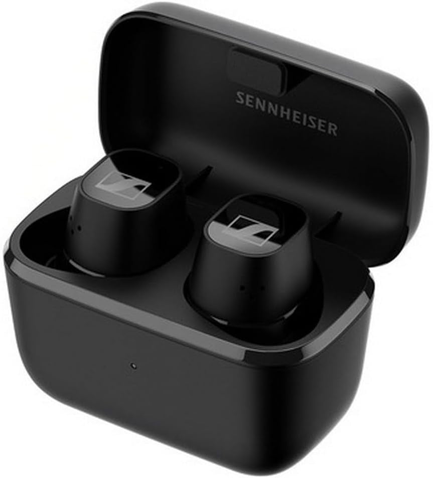 Sennheiser Auriculares CX plus True Wireless Intraaurales, Bluetooth Con Cancelación Activa De Ruido, Controles Táctiles Personalizables, IPX4 Y Batería De 24 Horas De Duración, Negro