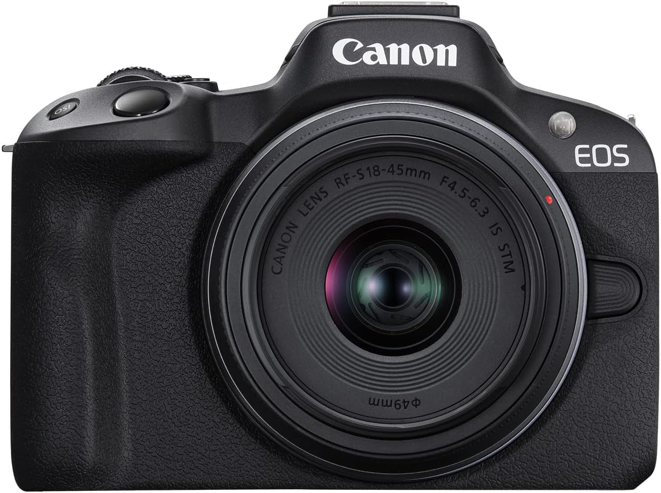 EOS R50 Mirrorless Vlogging Camera (Body Only/Black), RF Mount, 24.2 MP, 4K Video, DIGIC X Image Processor, Subject Detection & Tracking, Compact, Smartphone Connection, Content Creator