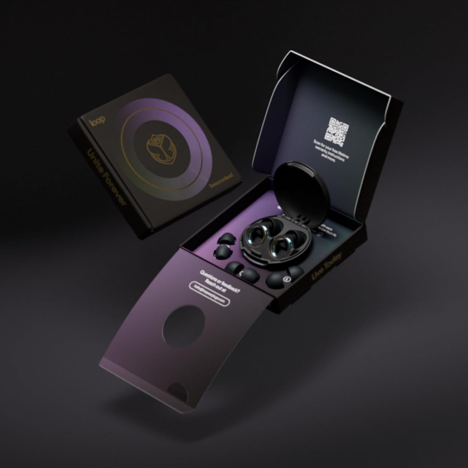 Tomorrowland X Experience 2 Earplugs – Stylish Hearing Protection for Concerts & Festivals, Live Music, Nightlife & Musicians – 17Db Noise Reduction Ear Plugs (High-Fidelity) – Limited Edition