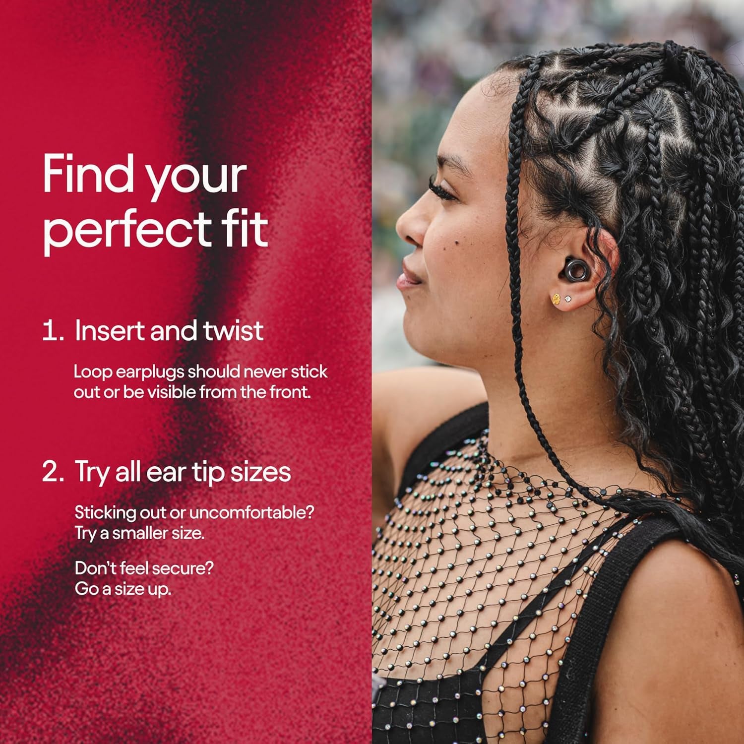 Tomorrowland X Experience 2 Earplugs – Stylish Hearing Protection for Concerts & Festivals, Live Music, Nightlife & Musicians – 17Db Noise Reduction Ear Plugs (High-Fidelity) – Limited Edition