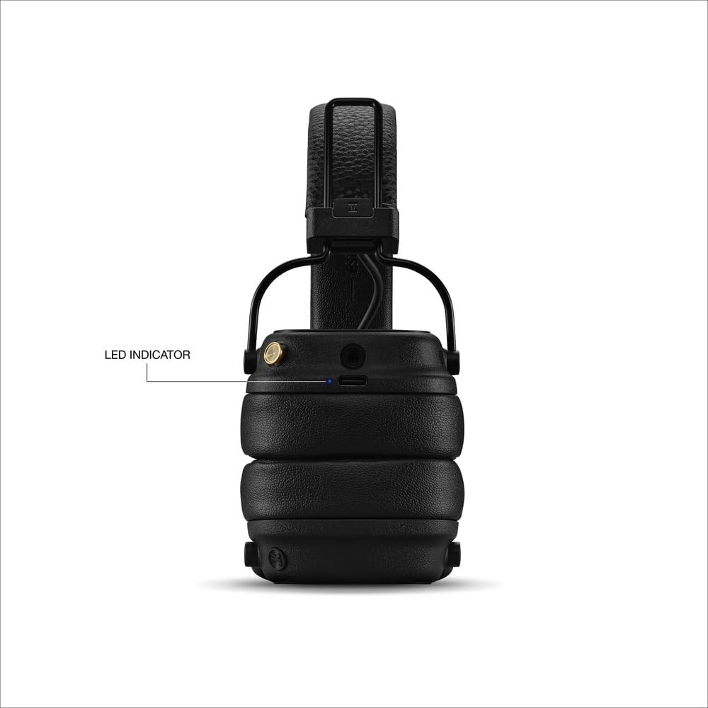 Marshall Major V | Auriculares On-Ear | 100+ Horas y Carga Inalámbrica