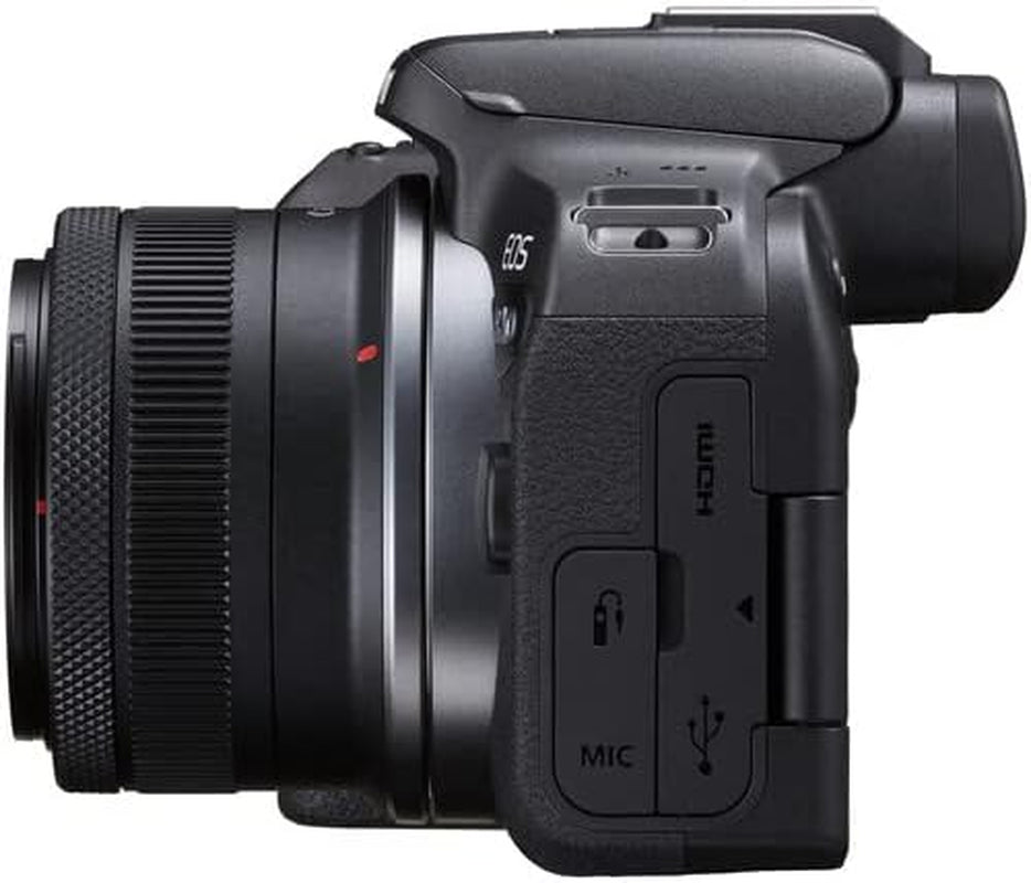 EOS R10 Mirrorless Camera with RF-S 18-45Mm Lens Bundle with 64GB SDXC Memory Card + 200ES EOS Shoulder Bag (3 Items)