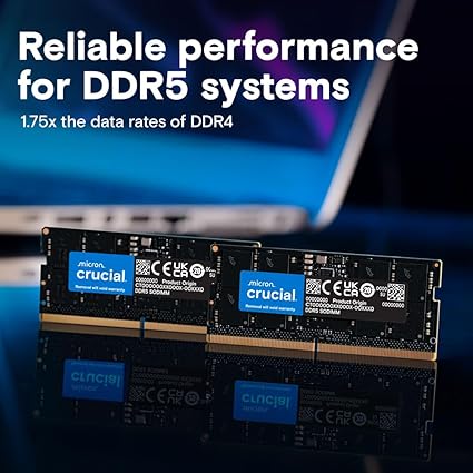 Kit Memoria RAM Crucial 32GB (2x16GB)