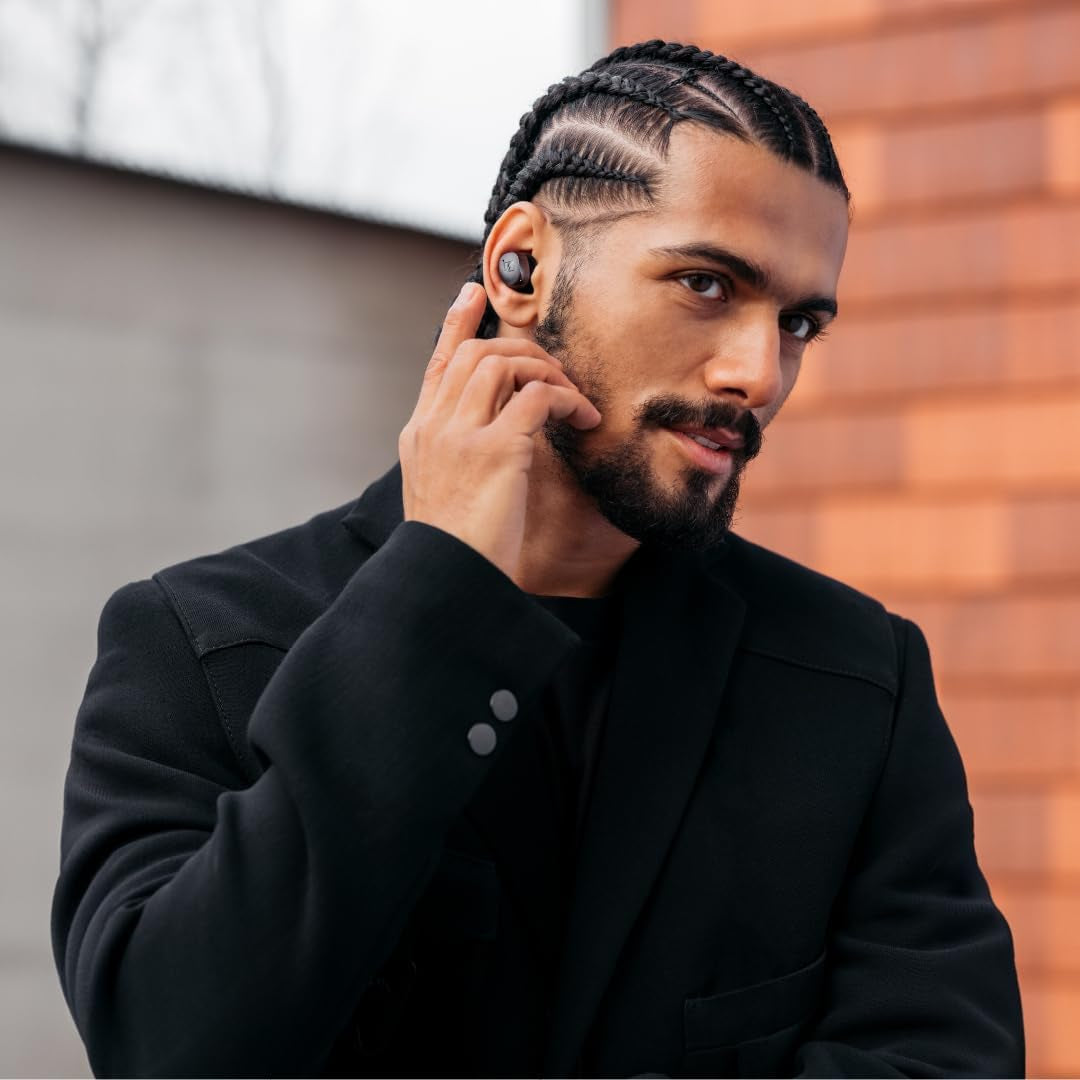 Sennheiser MOMENTUM True Wireless 4 Auriculares Inteligentes - Bluetooth 5.4, Sonido Nítido, Diseño Cómodo, 30 Horas De Autonomía Y Cancelación De Ruido Activa Adaptativa - Negro Grafito