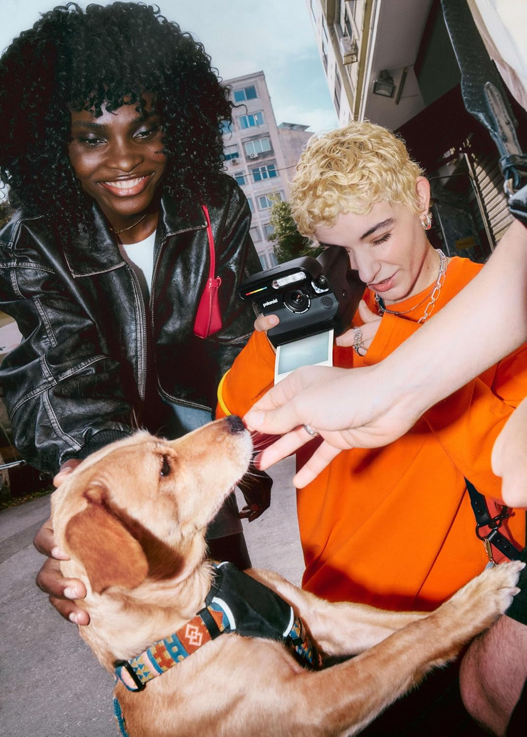 Flip Instant Camera + Color Film Bundle (16 Photos Included) - Black (6565) - Hyperfocal 4-Lens System, Sonar Autofocus, and Sence Analysis with Bluetooth Paired Companion App