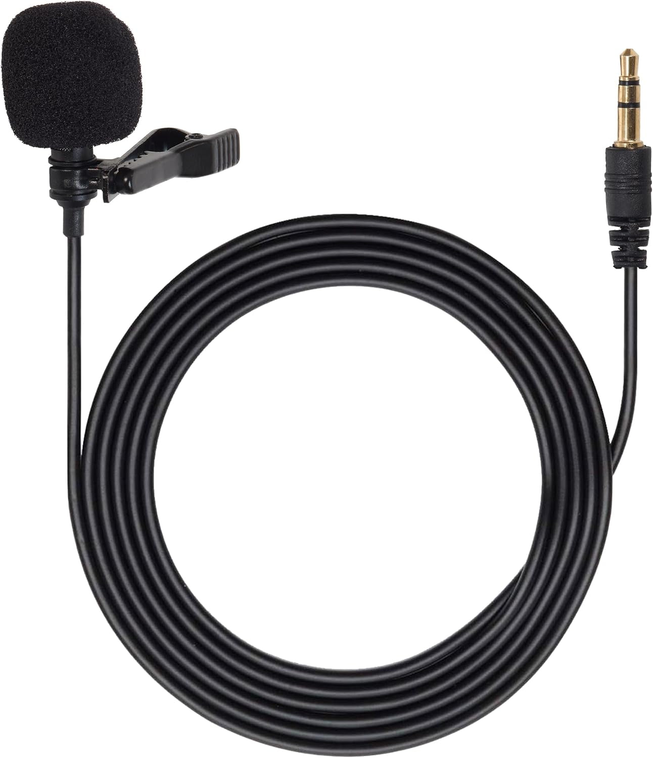 Mic (2 TX + 1 RX + Charging Case) Wireless Lavalier Microphone, 820 Ft. Range, 15-Hour Battery, Noise Cancellation for PC, Iphone, Andriod, Record Interview, Vlogs + Turnstile Lavalier Microphones