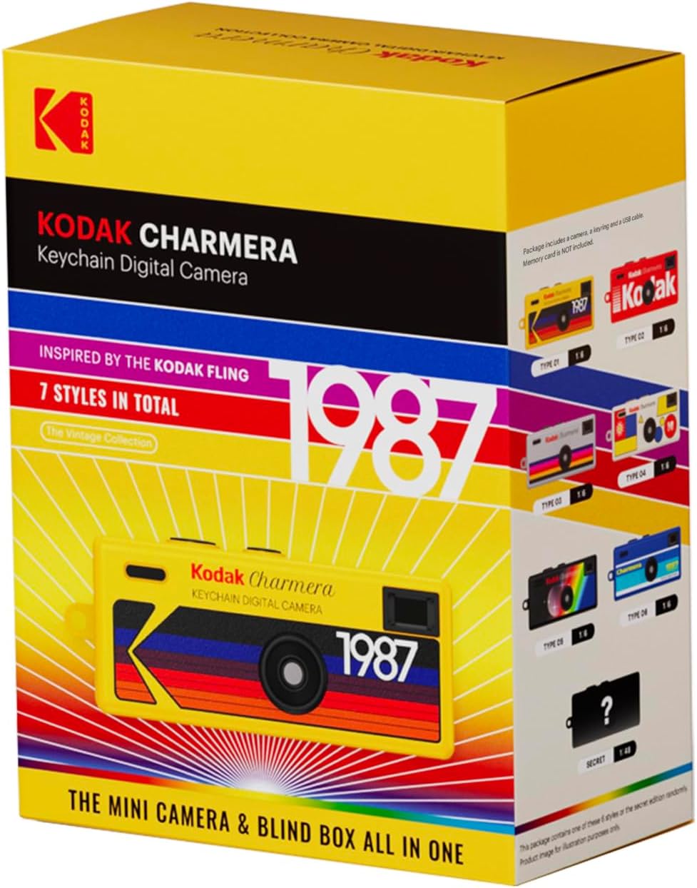 KODAK CHARMERA - Cámara digital (1 unidad), grabación de video, 1.6 megapíxeles