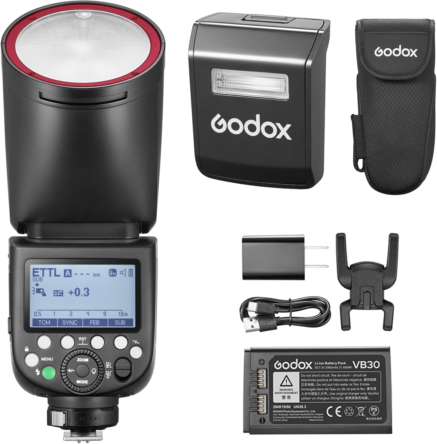 V1Pro N V1Pro-N Camera Flash Speedlight V1-N Upgraded Version for Nikon Cameras