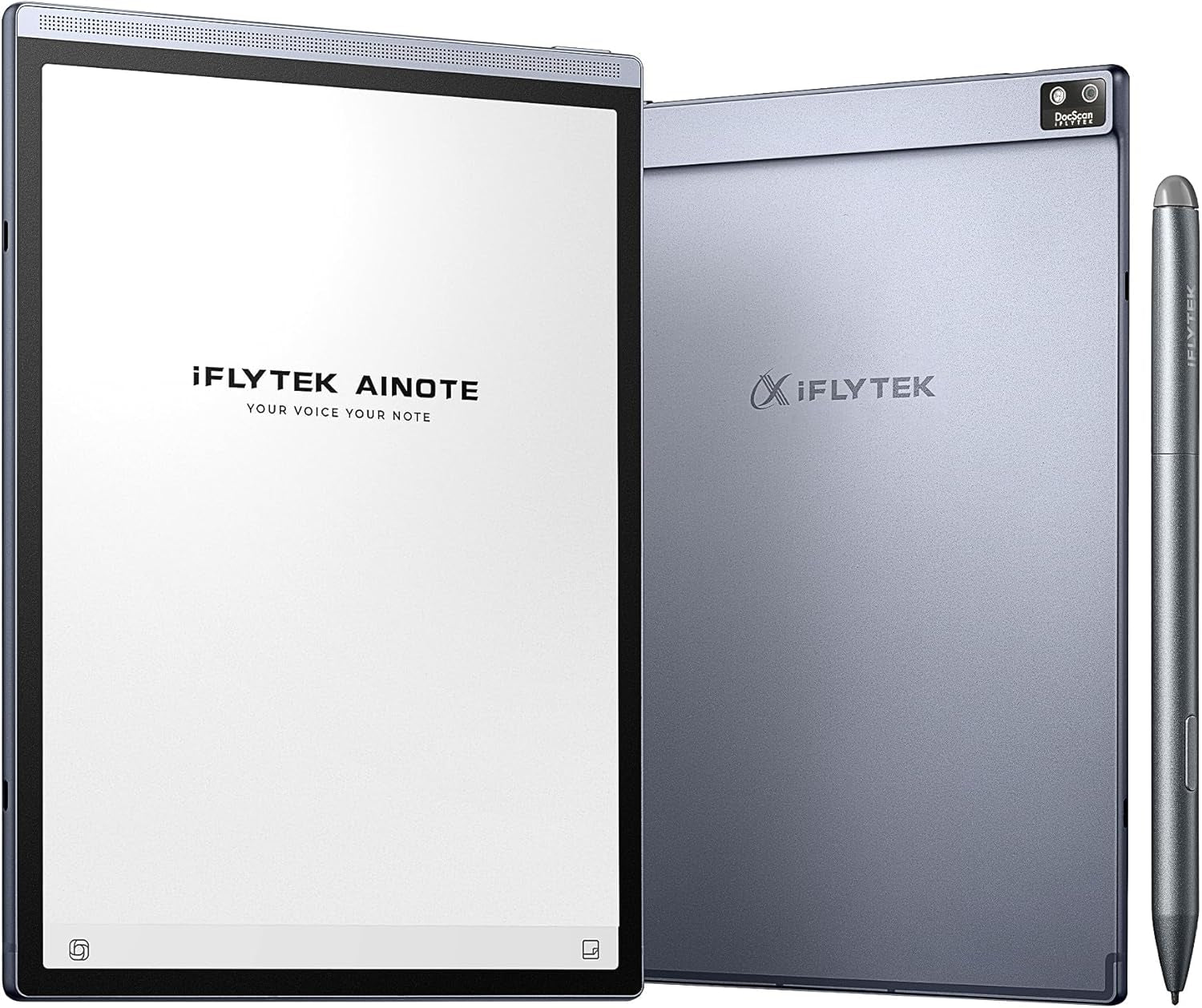 AINOTE Air 2 Bundle – 8.2" E Ink AI Note-Taking Tablet with Stylus, 4096 Pressure Levels, Digital Notebook with Voice-To-Text Transcription, Multi-Languages Support, Ideal for Meetings & Study