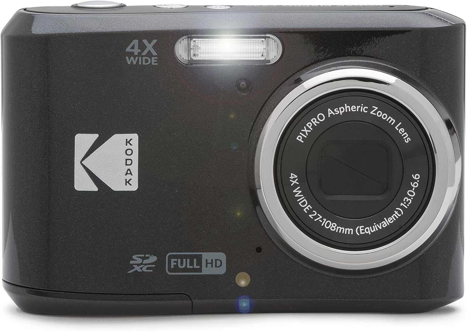PIXPRO Friendly Zoom FZ45-BK 16MP Digital Camera with 4X Optical Zoom 27Mm Wide Angle and 2.7" LCD Screen (Black)