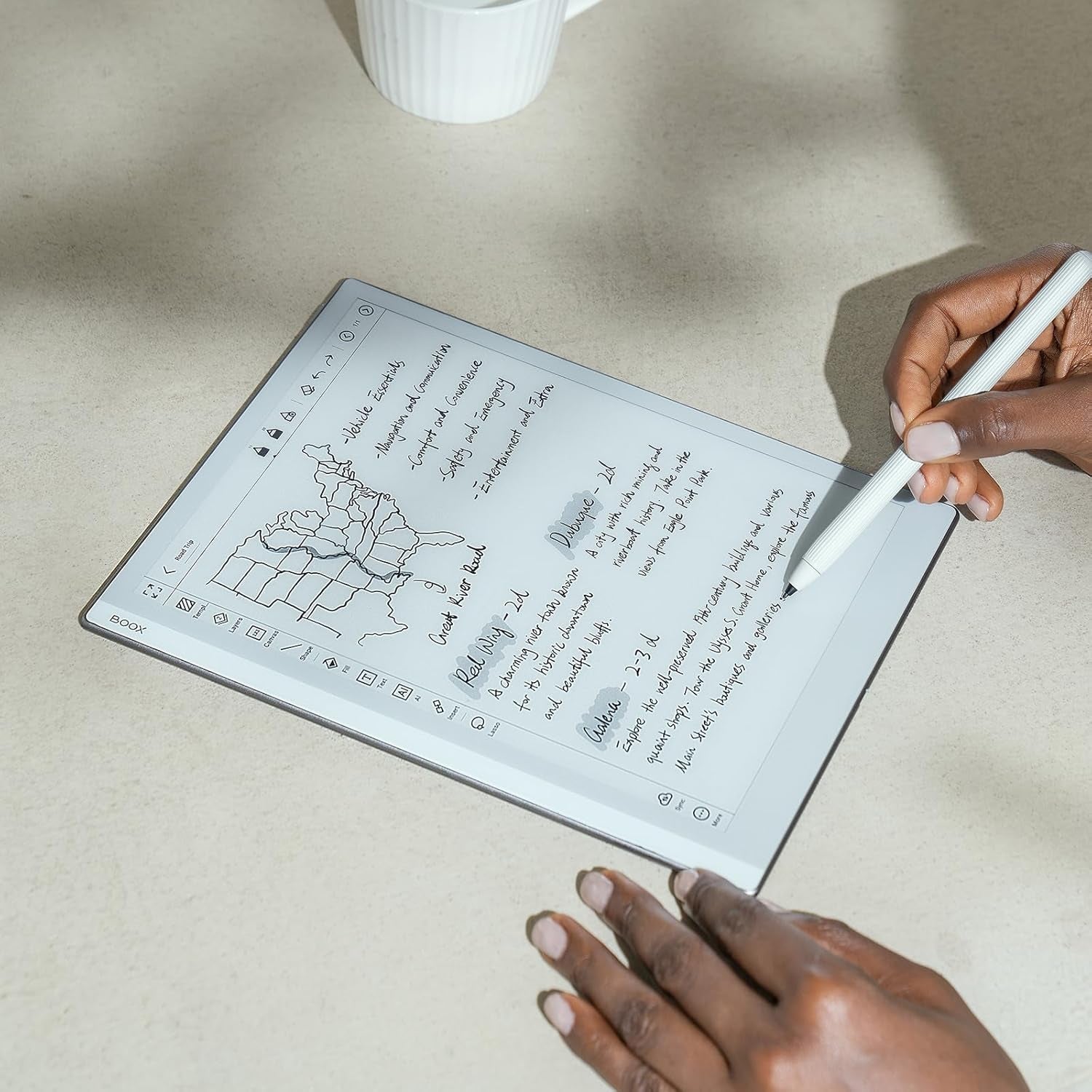 Tablet Go 10.3 Epaper E Ink Tablet No Front Light 4G 64G 300 PPI B/W