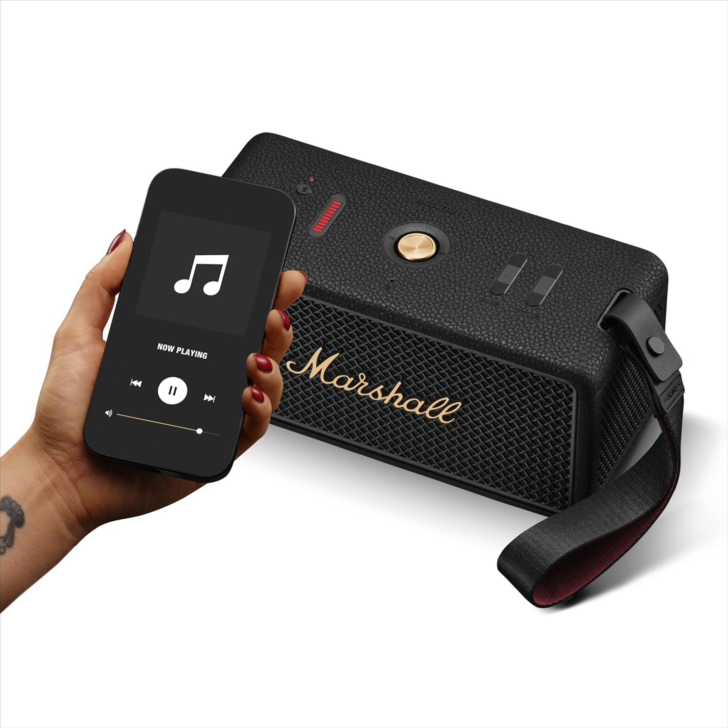 Marshall Middleton II | Altavoz Portátil IP67 con 30+ Horas