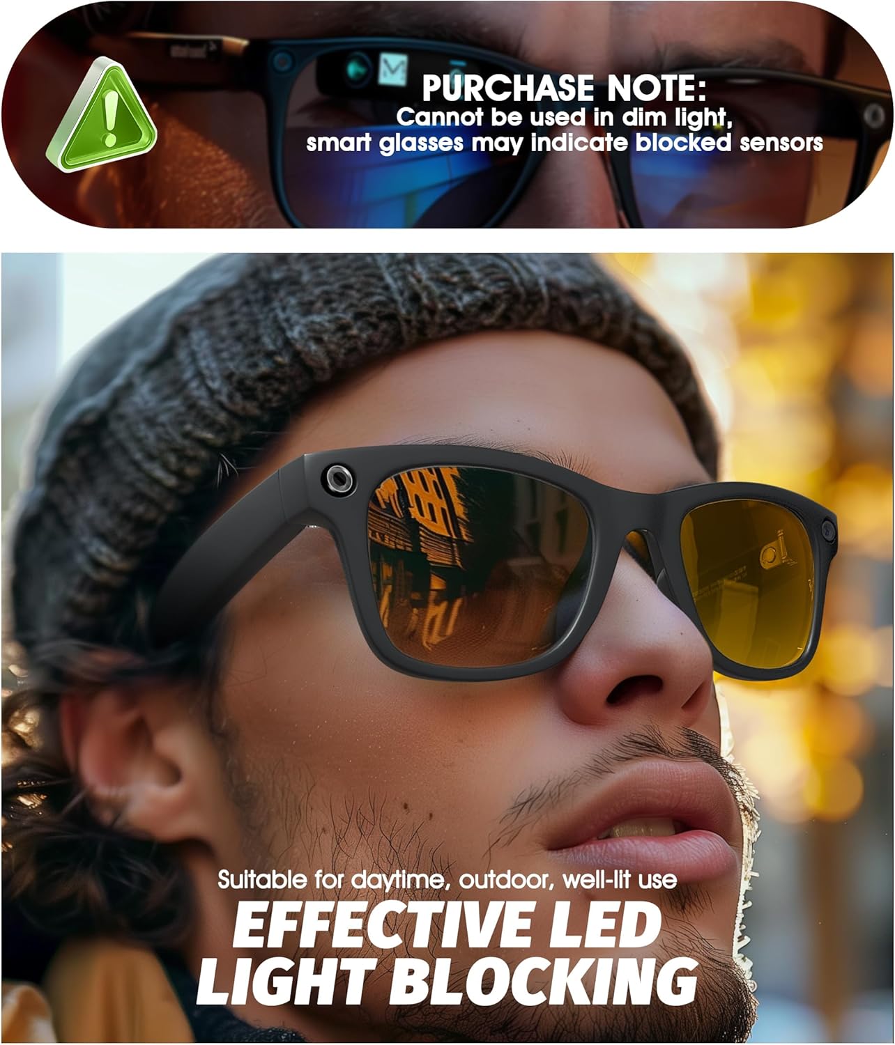 Etiquetas 12 piezas para lentes Meta compatibles con Ray-Ban Meta Wayfarer/Skyler/Headliner/Oakley Meta HSTN