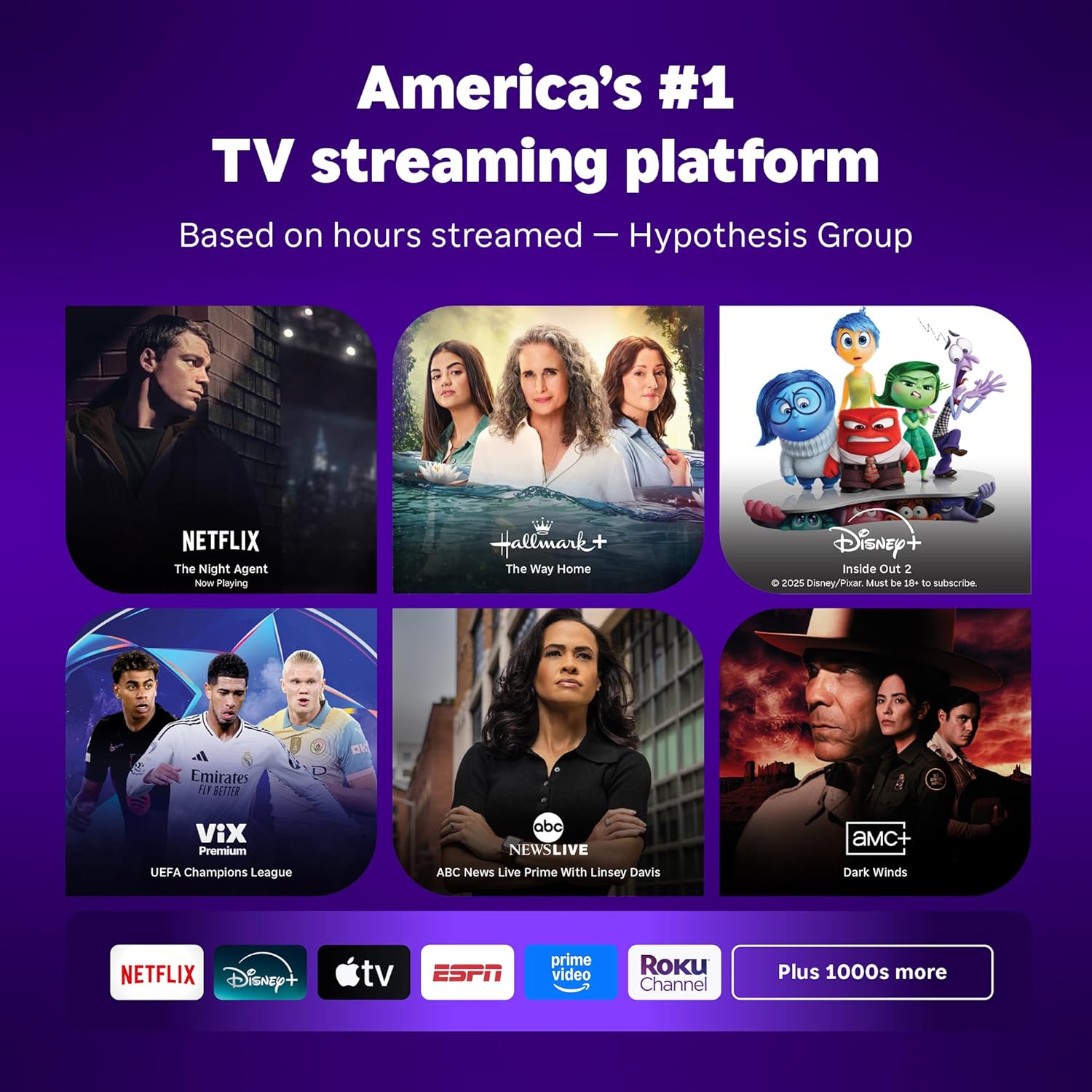 Roku Streaming Stick Plus 2025 - Dispositivo de transmisión Roku 4K y HDR para TV con control remoto por voz - TV gratis y en vivo