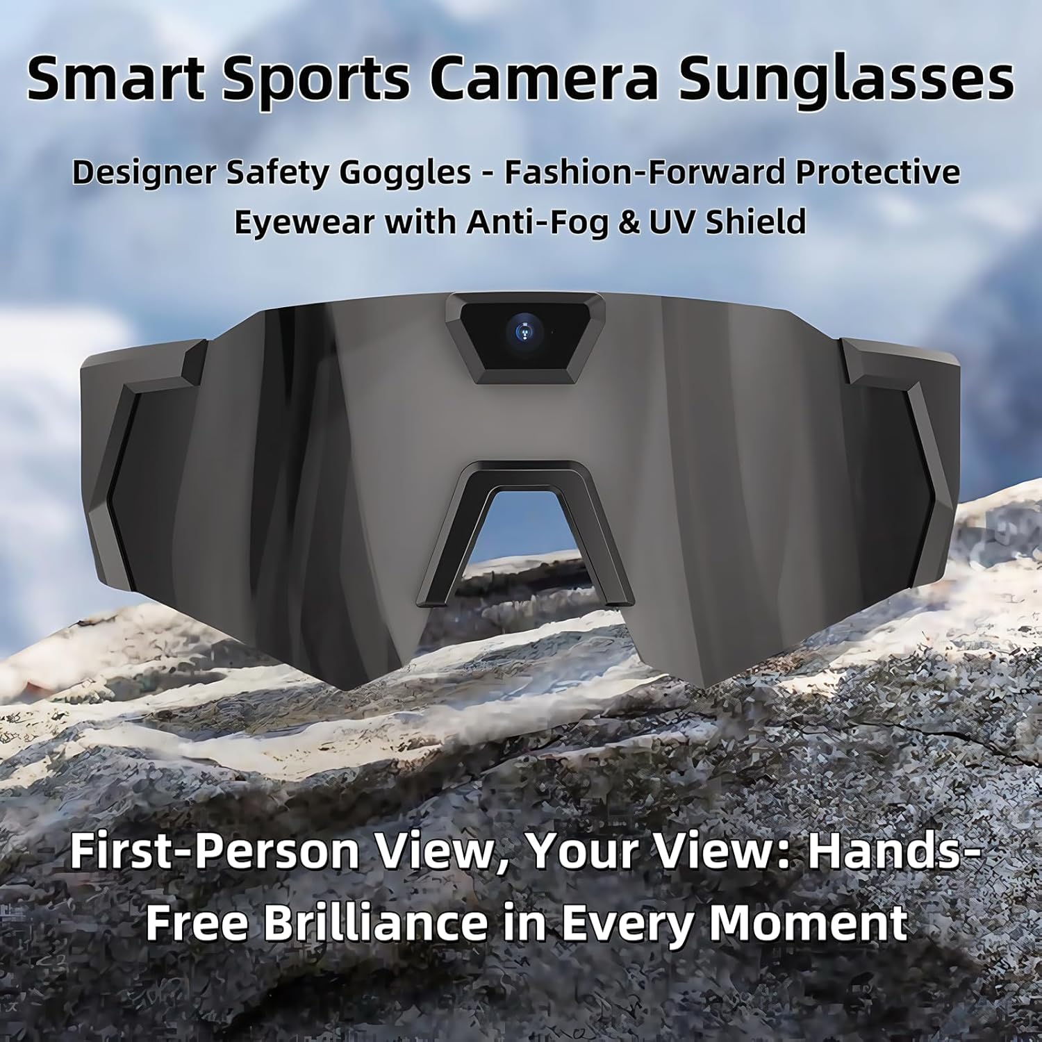 Lentes con cámara inteligente para deportes al aire libre, grabación de vídeo HD