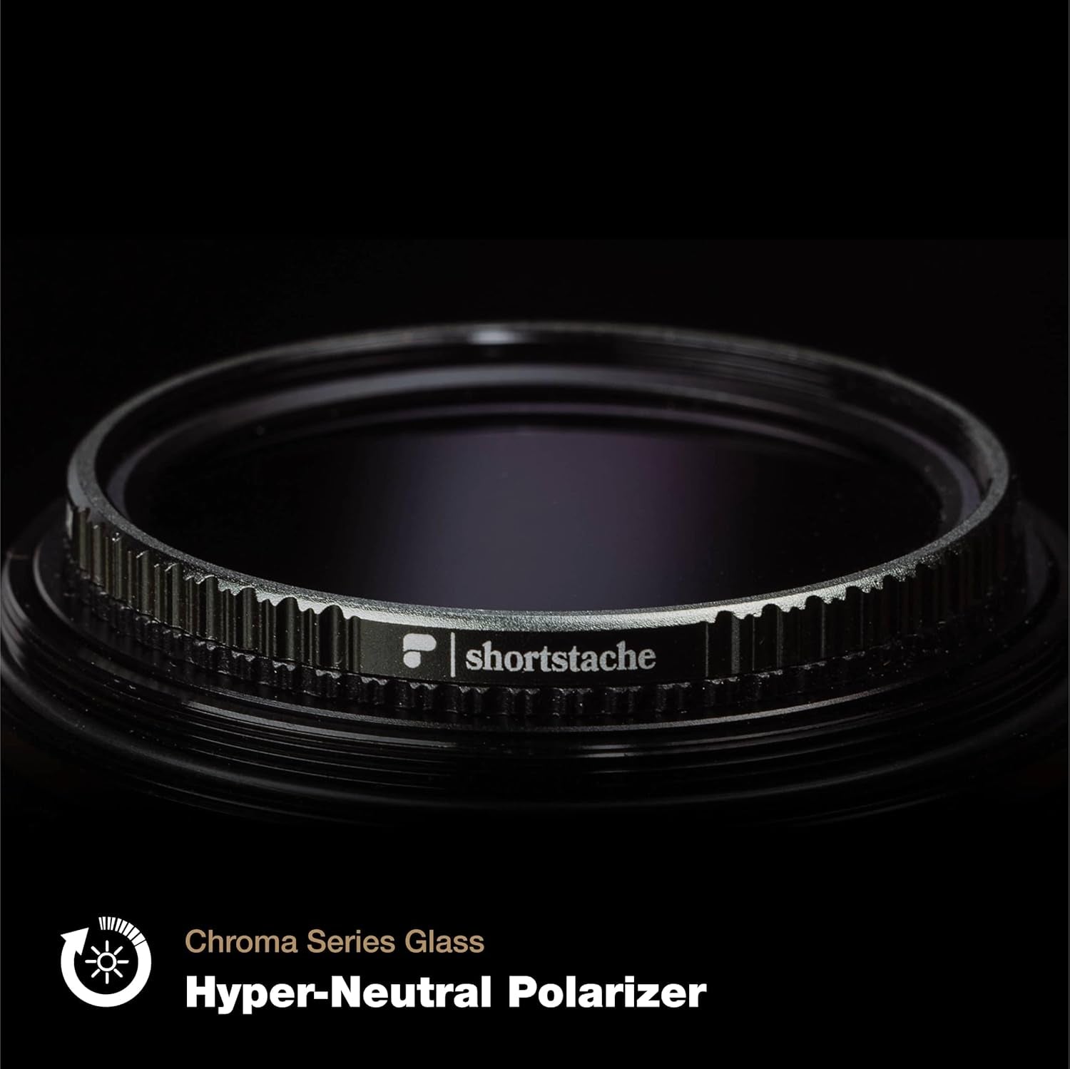 '- Shortstache - Everyday - 1/4 Strength Black Mist - 67Mm - Camera Filter - in Collaboration with Garett King
