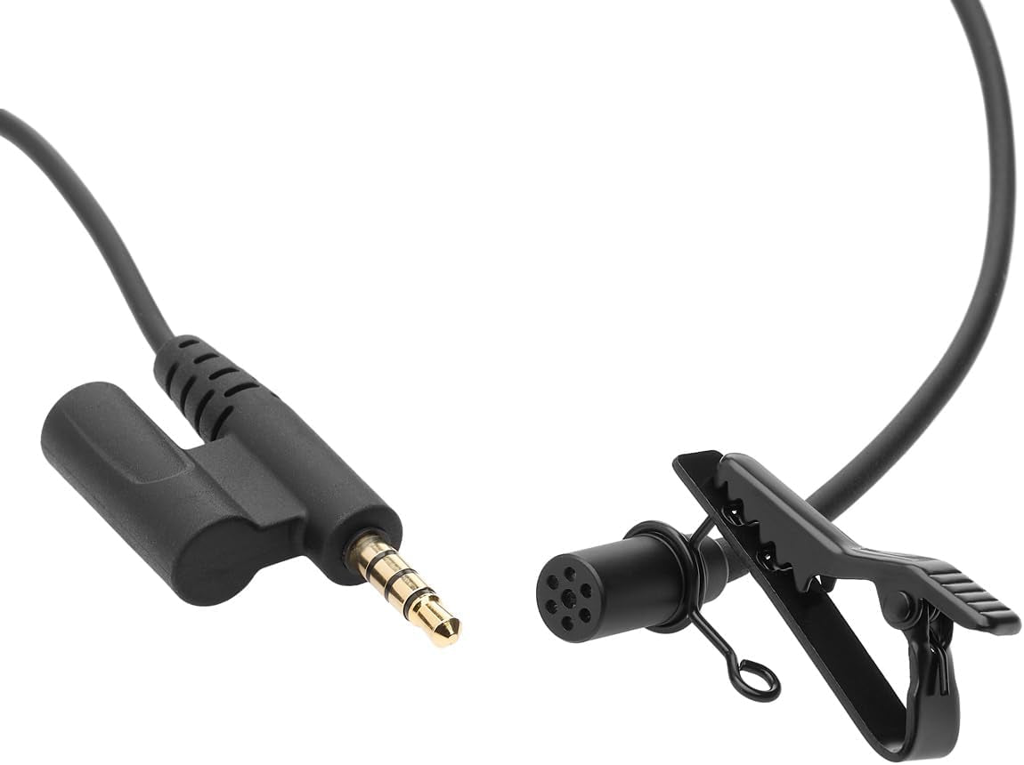 Mic Dual-Transmitter Compact Digital Wireless Microphone System/Recorder for Camera & Smartphone, 2.4 Ghz with 2X TASL500 Lavalier Microphone