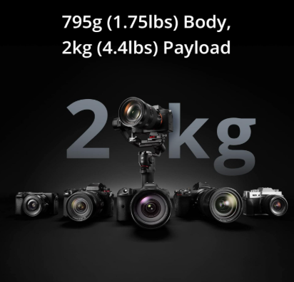 DJI RS 3 Mini - Estabilizador de cardán de 3 ejes