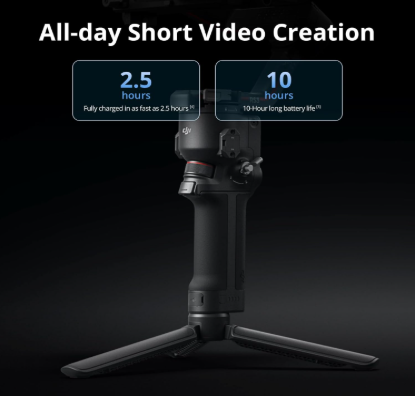 DJI RS 3 Mini - Estabilizador de cardán de 3 ejes
