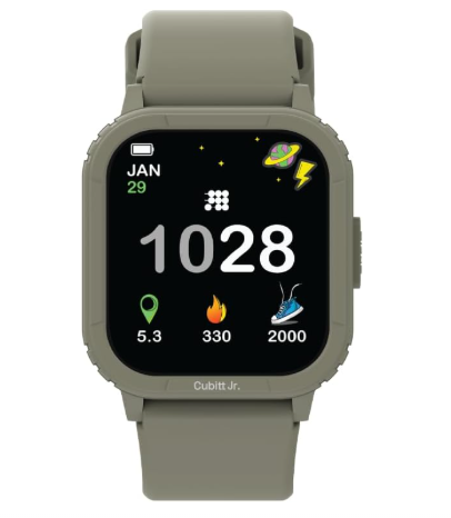 Cubitt Jr - Reloj inteligente con rastreador fitness para niños y adolescentes