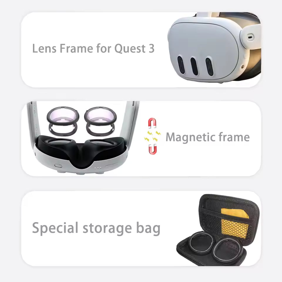Prescription lenses for Meta Quest 3