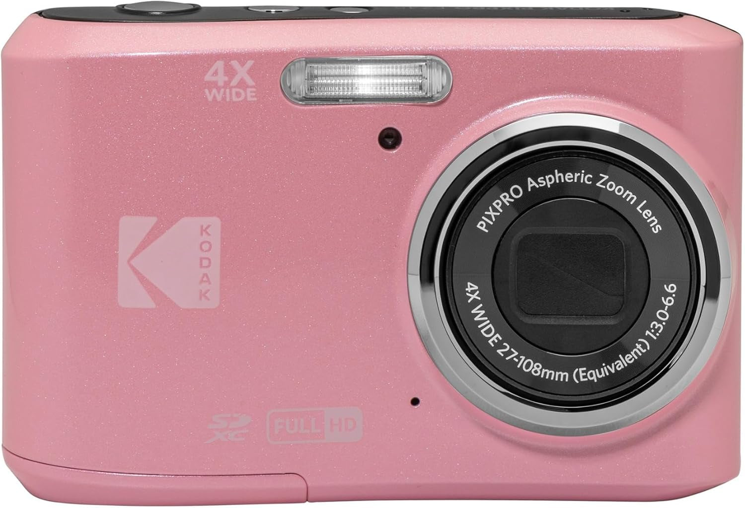 PIXPRO Friendly Zoom FZ45-WH 16MP Digital Camera with 4X Optical Zoom 27Mm Wide Angle and 2.7" LCD Screen (White)