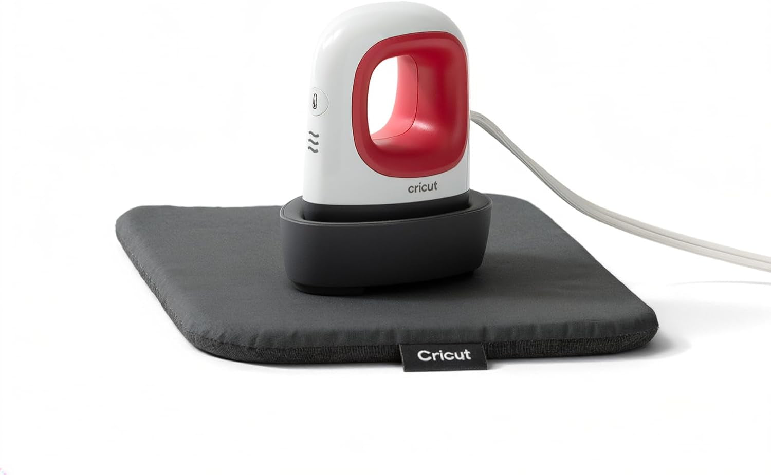 Easypress Mini Heat Press - for Pressing Small Objects like Shoes, Stuffed Animals, Hats & More - 3 Heat Settings & Precision Tip - Ceramic-Coated Heat Plate - Compact & Lightweight - Raspberry