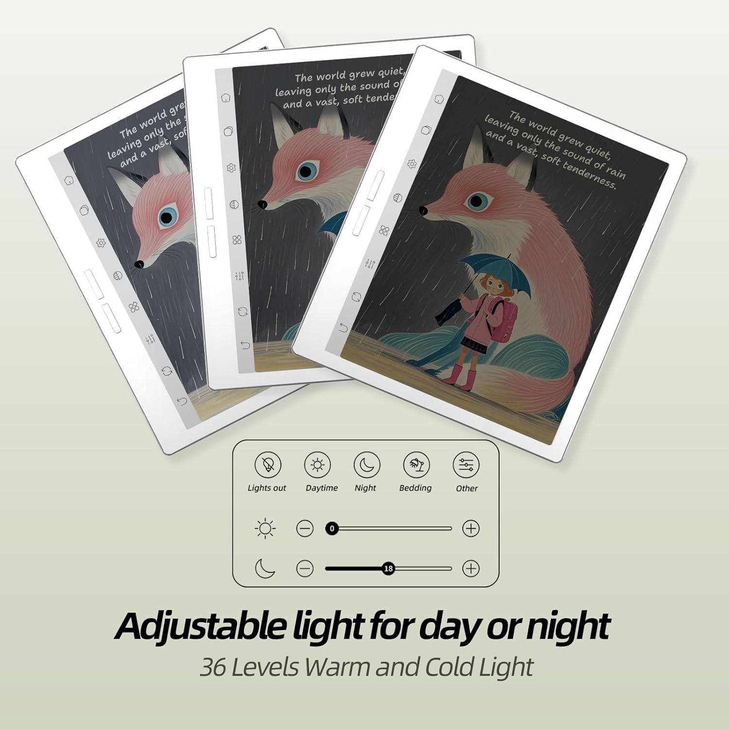 B751C S Ebook Reader, 4GB+64GB Color Android 14 OS Epaper Tablet, White