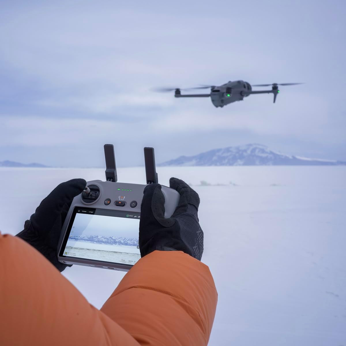 Mavic 4 Pro Drone with RC 2, Flagship Tri-Camera Drone with 100MP 4/3 CMOS Hasselblad Camera, for Professionals, 30Km/18.6Mi Video Transmission, 51-Min Max Flight Time