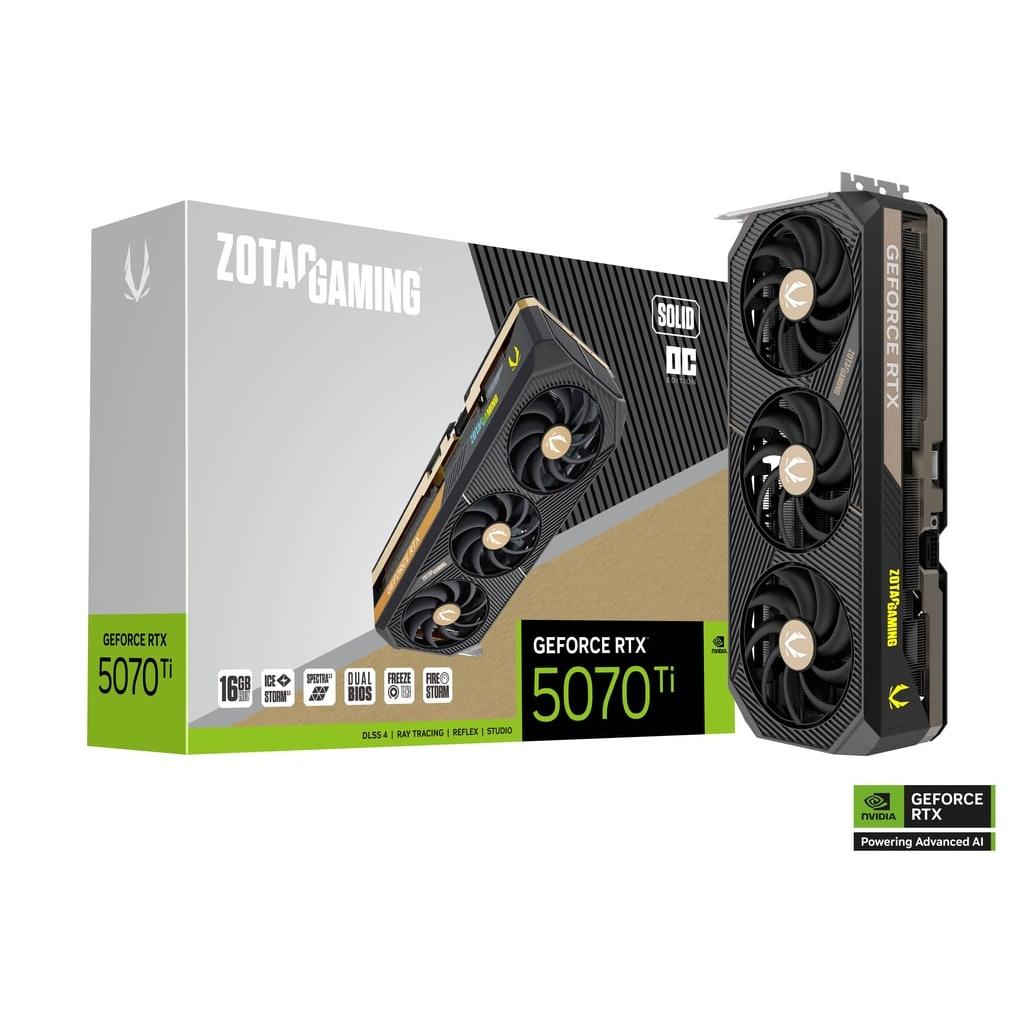 Zotac Gaming Geforce Rtx 5070Ti Solid Oc 16G GDDR7-GSMPRO.CL