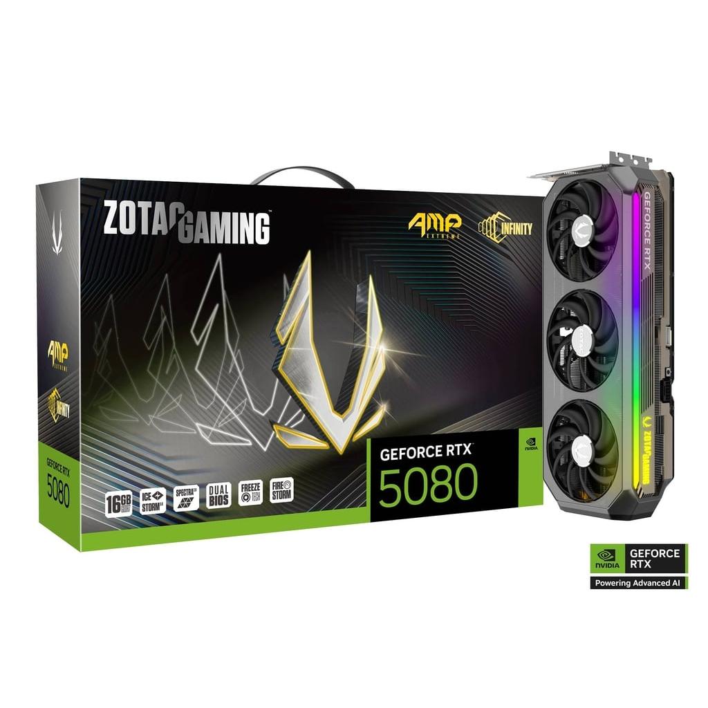 Comprar ZOTAC GAMING GeForce RTX 5080 AMP Extreme INFINITY 16GB
