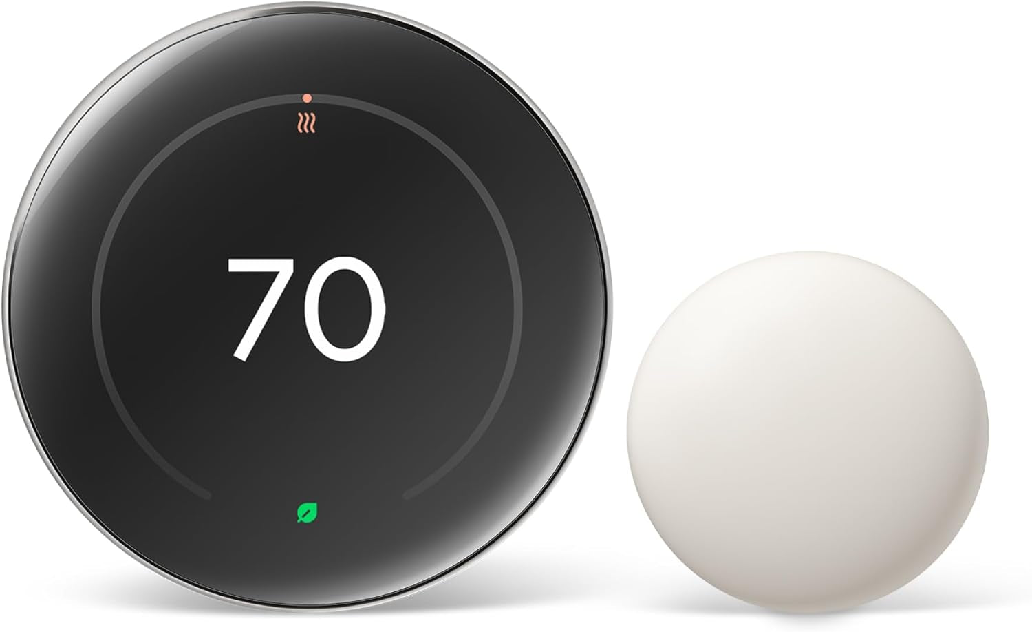 Nest Learning Thermostat (4Th Gen) + Nest Temperature Sensor (2Nd Gen) - Silver