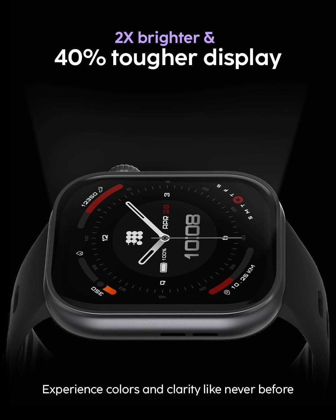 Cubitt Viva 2 Smartwatch, 1.85” AMOLED, Phone-Connected GPS, VITA AI Assistant, AI Coach, Health Monitoring, Sleep Score, 100+ Sports Modes, 3ATM Water Resistant, 8-Day Battery