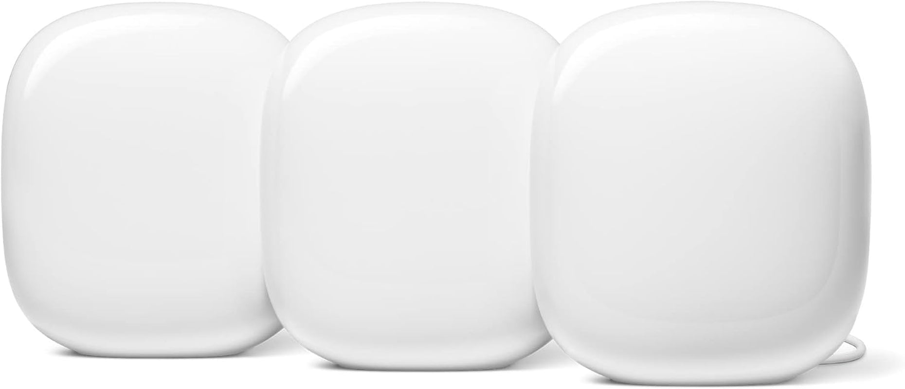 Nest Wifi Pro - Wi-Fi 6E - Reliable Home Wi-Fi System with Fast Speed and Whole Home Coverage - Mesh Router - Snow
