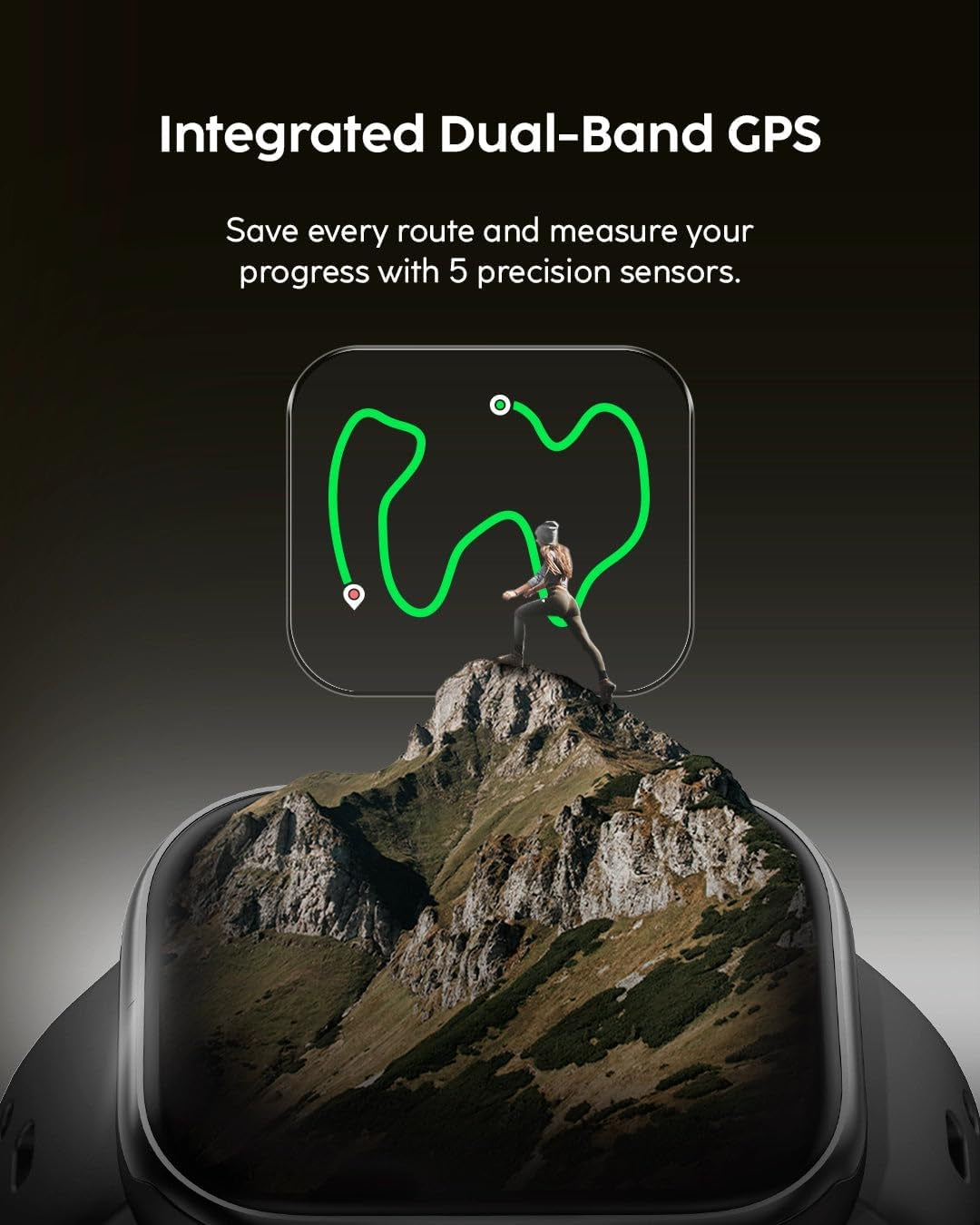 Cubitt VIVA Pro 2 Smartwatch, 1.85” AMOLED HD, Built-In GPS, Offline Maps, Barometer, Compass, VITA AI, AI Coach, Readiness & Sleep Scores, 100+ Sports Modes, 5ATM, 10-Day Battery