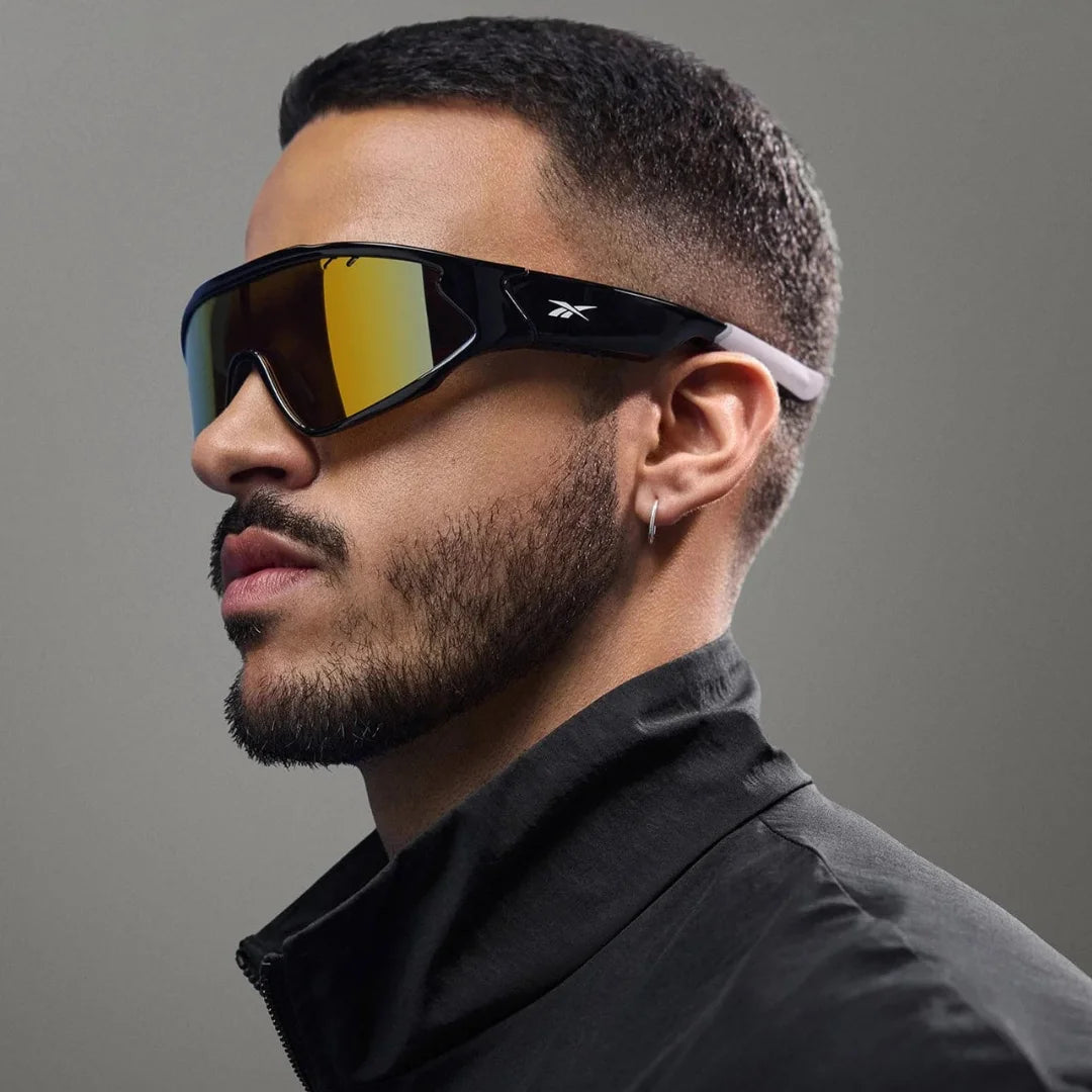 Reebok Voltage Smart Audio Sports Sunglasses, Unisex with Bluetooth and UV Protection - Powered by Lucyd