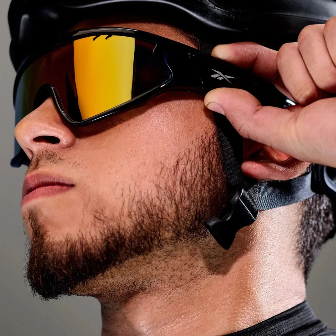 Reebok Voltage Smart Audio Sports Sunglasses, Unisex with Bluetooth and UV Protection - Powered by Lucyd