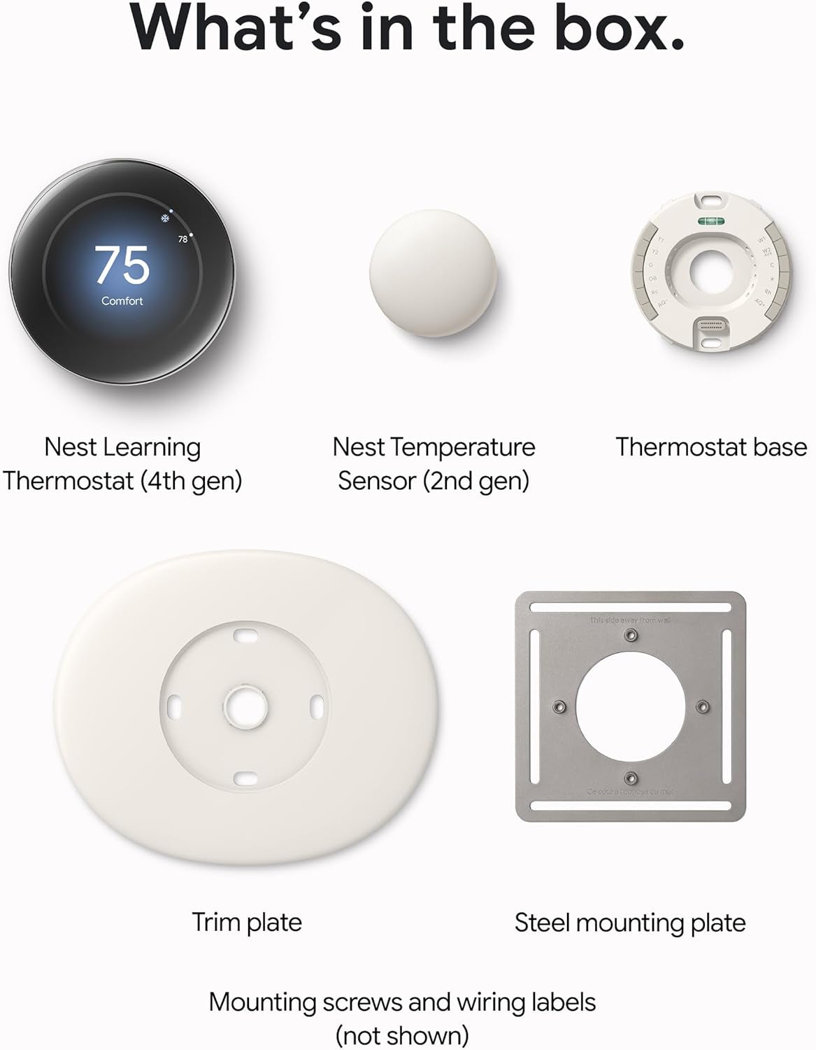 Nest Learning Thermostat (4Th Gen) + Nest Temperature Sensor (2Nd Gen) - Silver