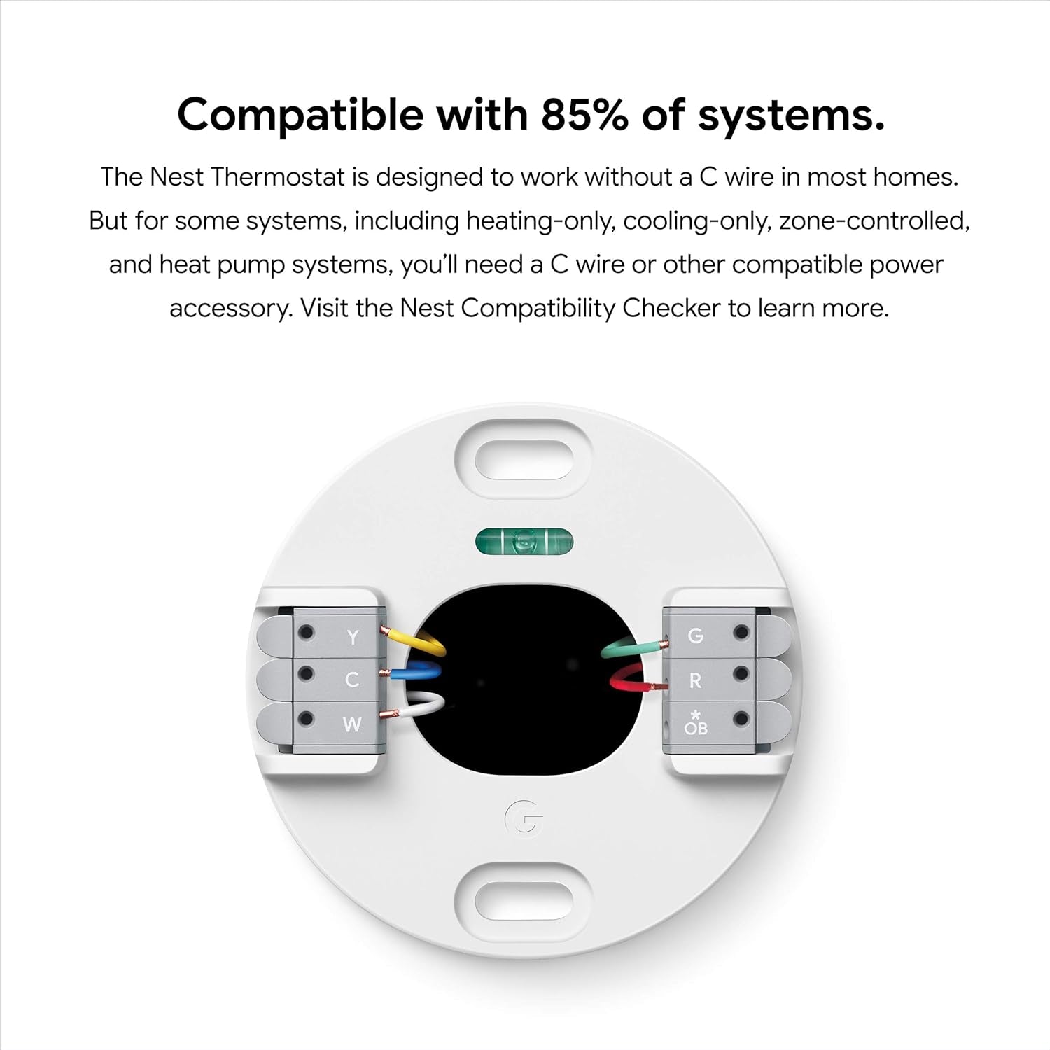 Nest Thermostat - Smart Thermostat for Home - Programmable Wifi Thermostat - Fog