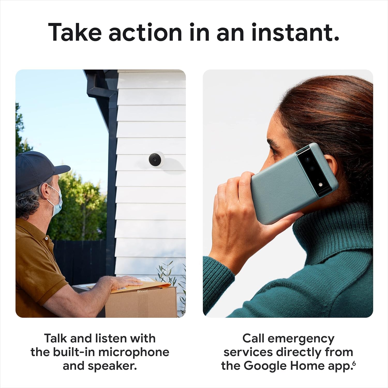 Nest Cam Outdoor or Indoor, Battery - 2Nd Generation - 1 Pack