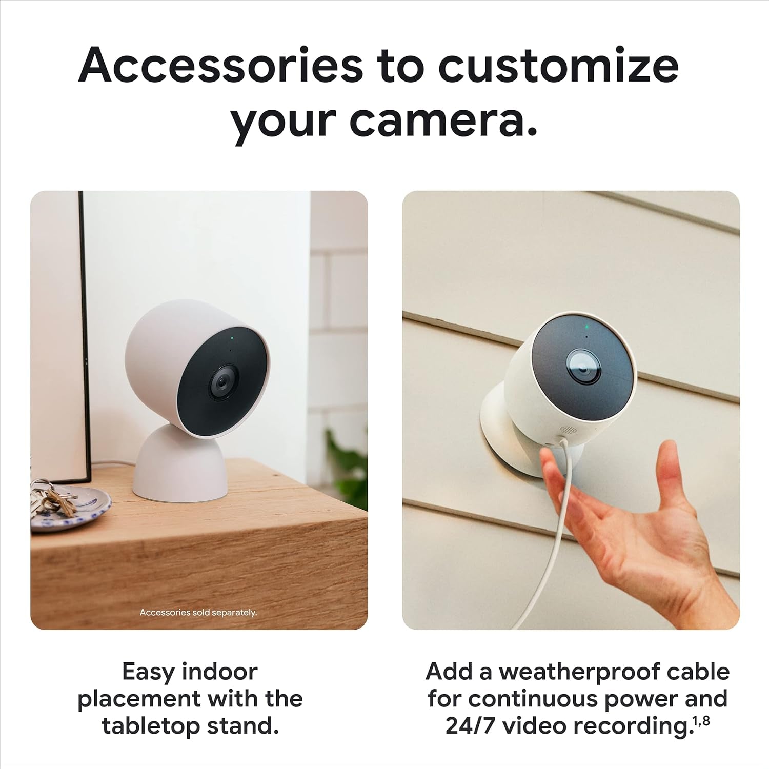 Nest Cam Outdoor or Indoor, Battery - 2Nd Generation - 1 Pack