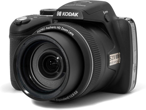 PIXPRO Astro Zoom AZ528-BK 16 MP Digital Camera with 52X Optical Zoom 24Mm Wide Angle Lens 6 Fps Burst Shooting 1080P Full HD Video Wi-Fi Connectivity and a 3" LCD Screen (Black)
