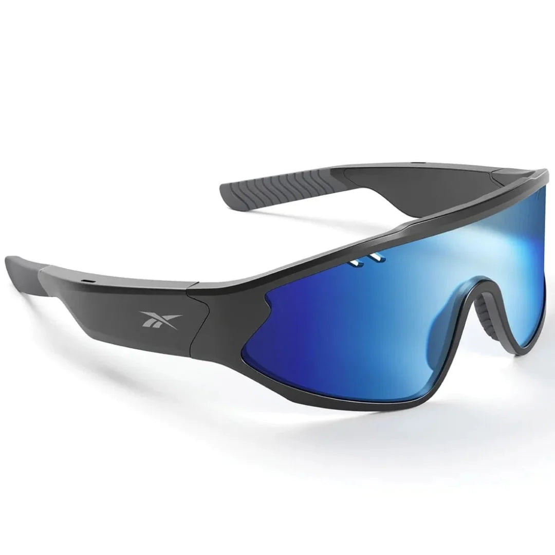 Reebok Voltage Smart Audio Sports Sunglasses, Unisex with Bluetooth and UV Protection - Powered by Lucyd