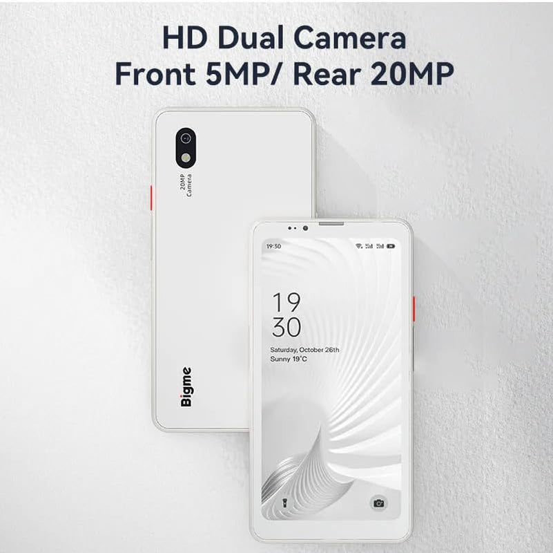 Hibreak Pro 6.13" Epaper Cell Phone 8+256 GB Android 14 OS Smart Phone,5G Dual SIM, GPS