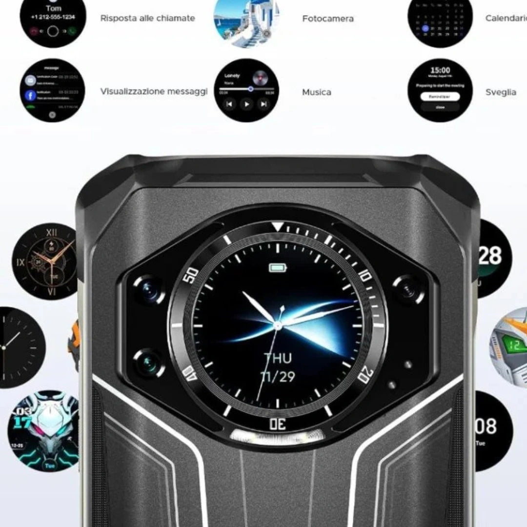 DOOGEE S119 (2025) Version Global Celular Indestructible Doble Pantalla, 100MP y Visión Nocturna (10200mAh)