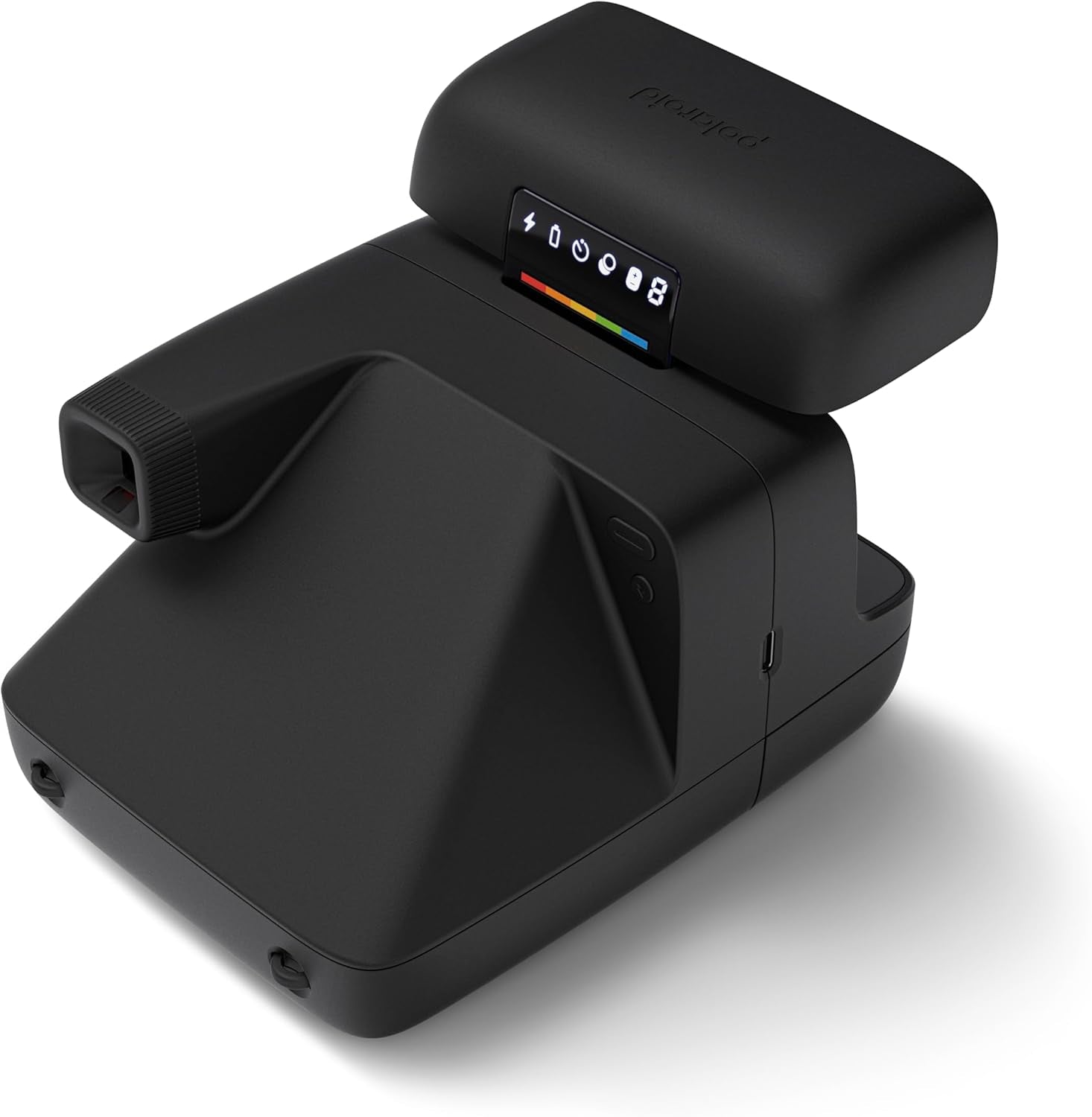 Flip Instant Camera + Color Film Bundle (16 Photos Included) - Black (6565) - Hyperfocal 4-Lens System, Sonar Autofocus, and Sence Analysis with Bluetooth Paired Companion App