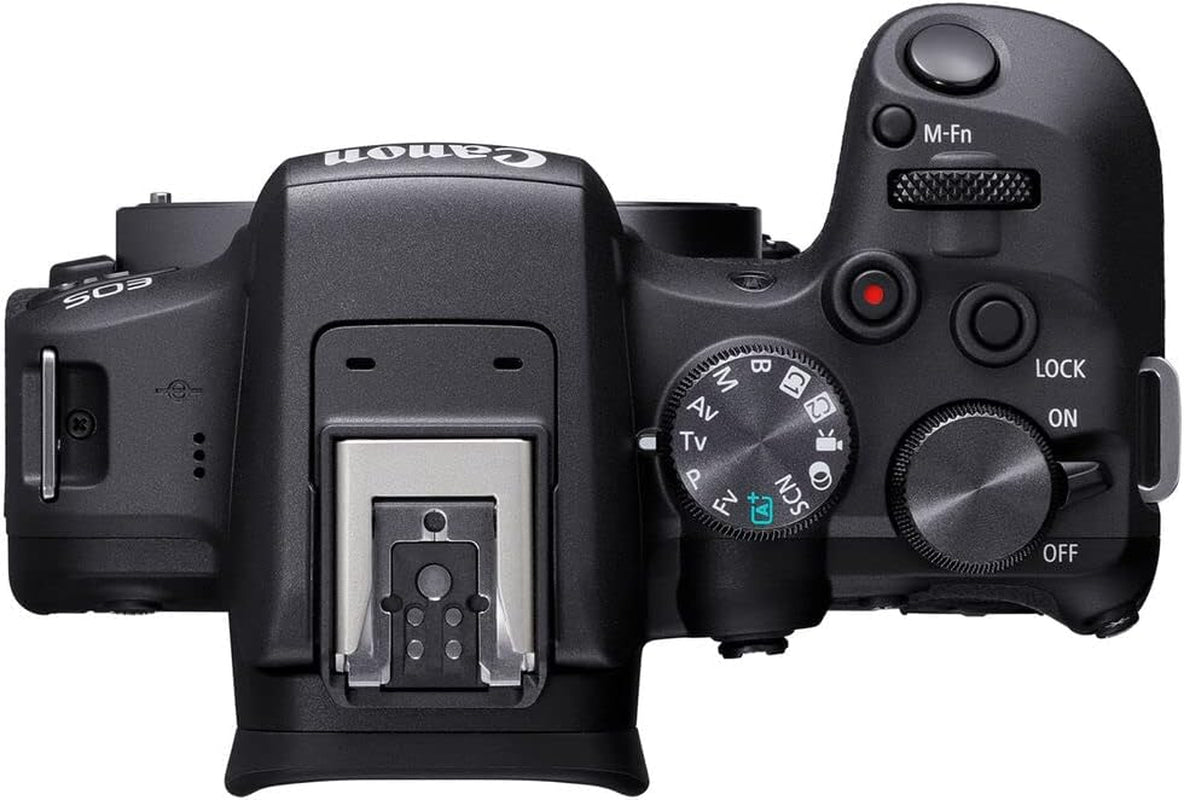 EOS R10 Mirrorless Camera with RF-S 18-45Mm Lens Bundle with 64GB SDXC Memory Card +  200ES EOS Shoulder Bag (3 Items)